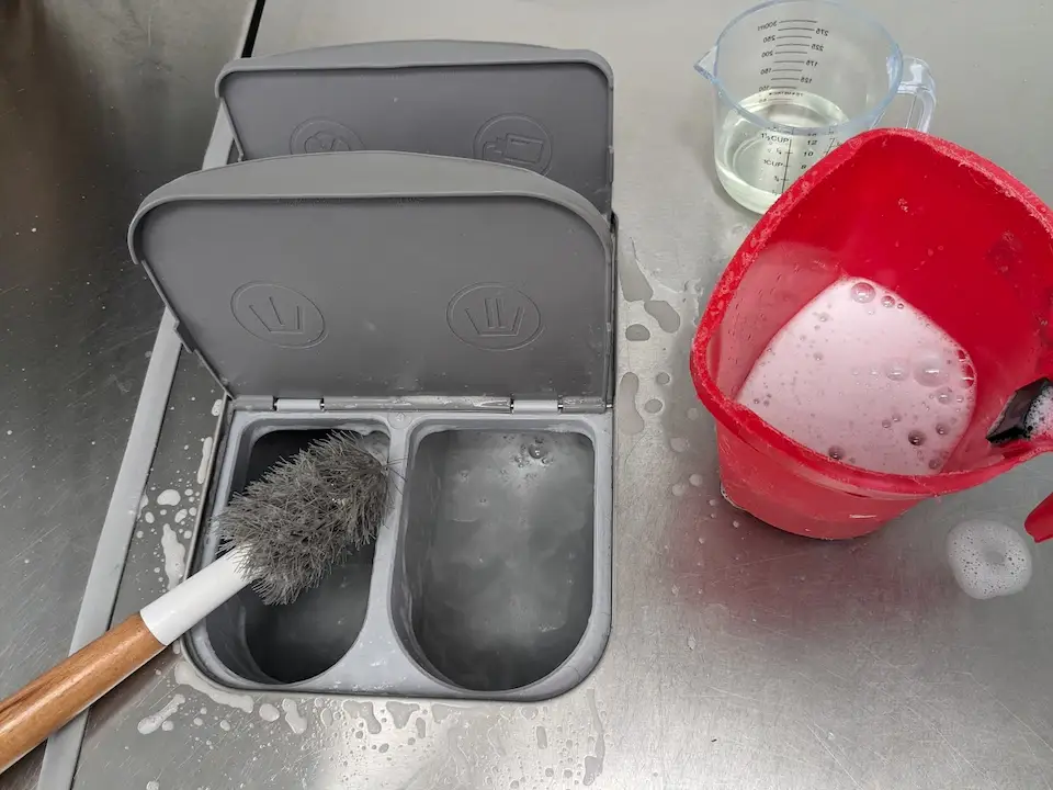 soap hopper cleaning